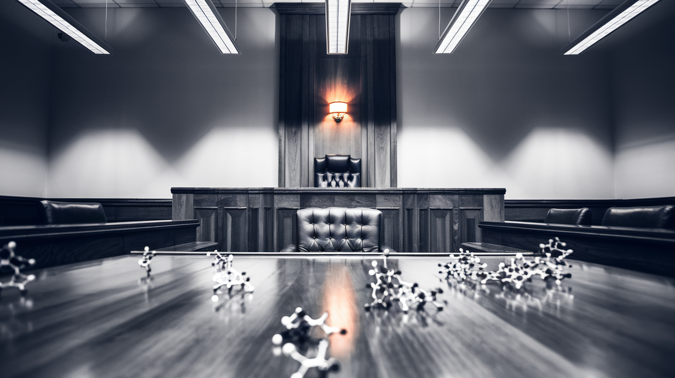 AlphaFold's architect haunts the margins of a trial about AI's soul