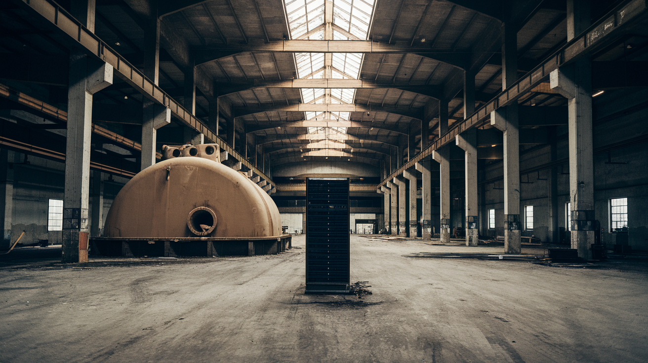 Androscoggin Mill's Data Center Conversion Reveals Industrial Succession's Labor Gap
