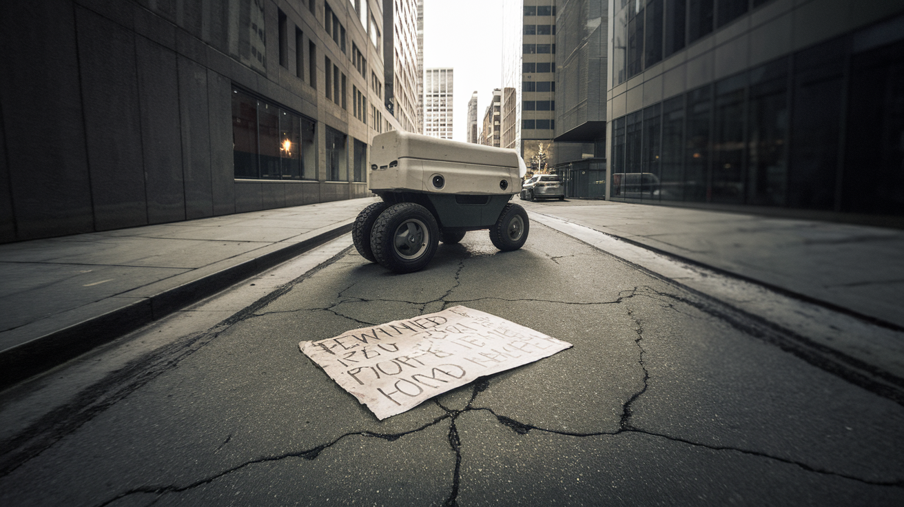 Philadelphia Arrests a Woman for Blocking an Uber Delivery Robot